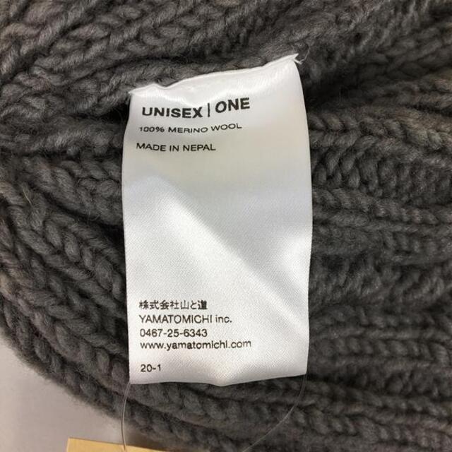 UNISEX One  山と道 メリノ ニット キャップ Merino Knit Cap ウール ビーニー YAMATOMICHI グレー系 メンズのメンズ その他(その他)の商品写真