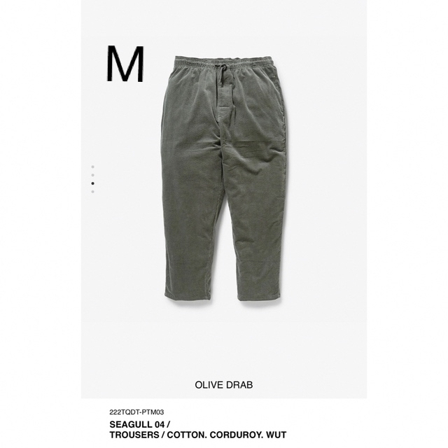 WTAPS SEAGULL 04 TROUSERS コーデュロイパンツ  ボトムコットン100％日本製