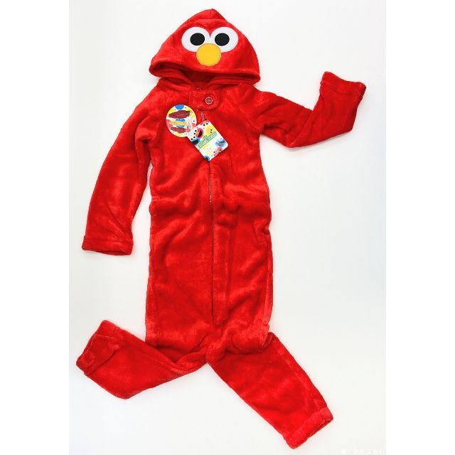 SESAME STREET(セサミストリート)のキッズ 着ぐるみルームウェア 子供 １１０ セサミストリート エルモ パジャマ キッズ/ベビー/マタニティのキッズ服男の子用(90cm~)(パジャマ)の商品写真