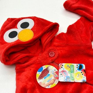 セサミストリート(SESAME STREET)のキッズ 着ぐるみルームウェア 子供 １１０ セサミストリート エルモ パジャマ(パジャマ)