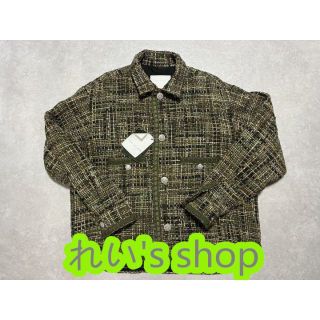 READYMADE - READYMADE tweed shirt jacket ツイード レディメイドの