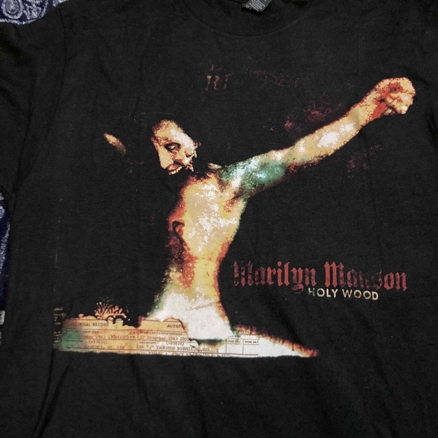 新品レア マリリンマンソン Marilyn Manson Tシャツ M バンドT