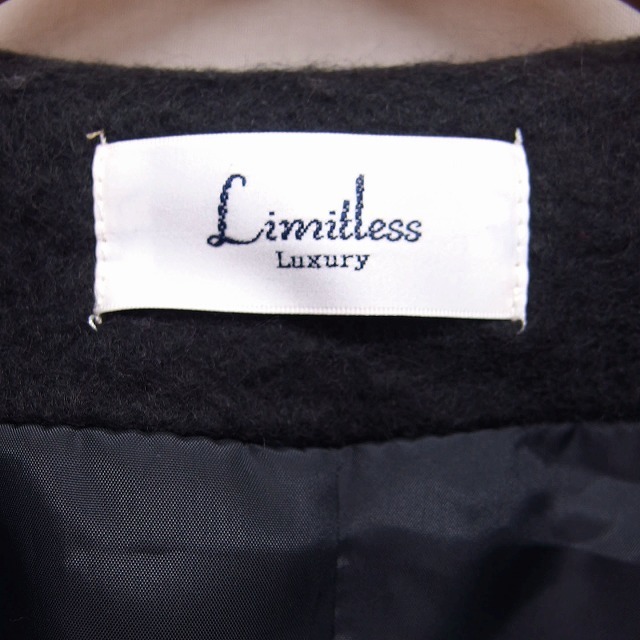 LIMITLESS LUXURY(リミットレスラグジュアリー)のリミットレスラグジュアリー LIMITLESS LUXURY ノーカラー コート レディースのジャケット/アウター(その他)の商品写真