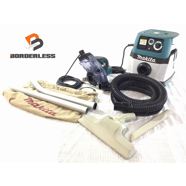 ☆中古品セット☆makita マキタ 125mm 防じんマルノコ KS5100F 集じん機 484？ ホース付 防塵マルノコ 集塵機 62046 |  フリマアプリ ラクマ