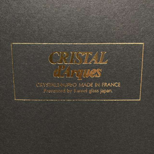 Cristal D'Arques(クリスタルダルク)のクリスタルダルク　シャンパングラス　新品　CRISTAL d’Arques　ペア インテリア/住まい/日用品のキッチン/食器(グラス/カップ)の商品写真