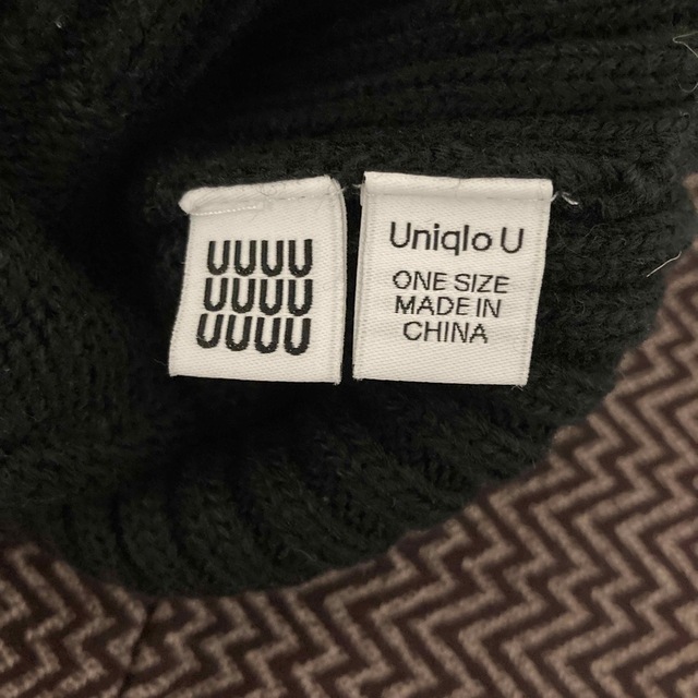 UNIQLO(ユニクロ)のUNIQLO U ヒートテック黒ニット帽 その他のその他(その他)の商品写真