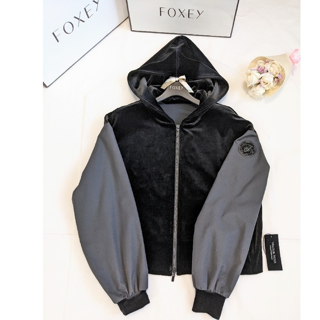 FOXEY - ☆FOXEY☆VELOUR NOIR Parka 38 Reneの通販 by greenshop