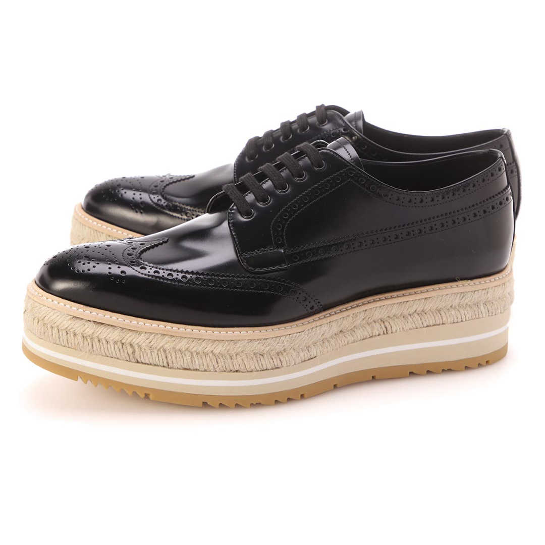 最上の品質な PRADA - プラダ レースアップ オックスフォード