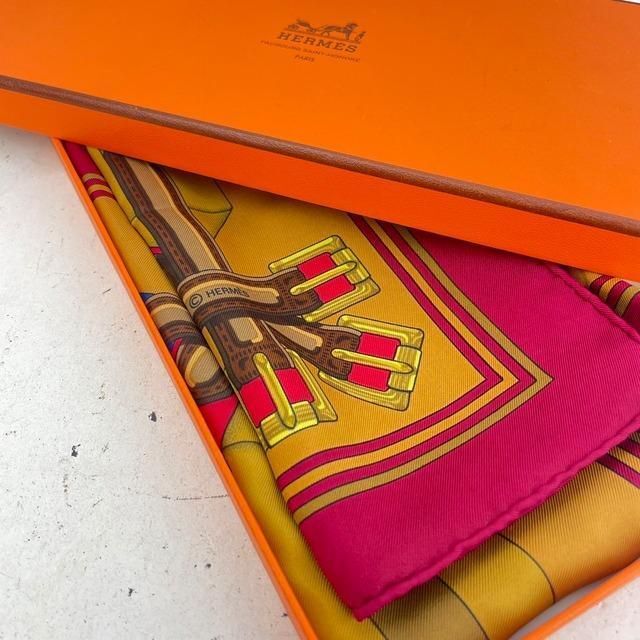 HERMES エルメス カレ90 スカーフ バンダナ シルク ブランド
