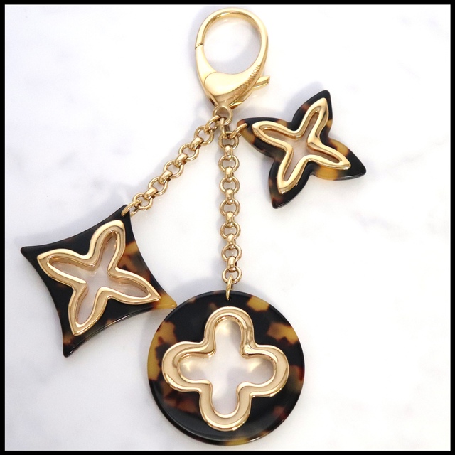 定番人気! LOUIS VUITTON - ルイヴィトン M65087 ビジューサックアンソレンス キーホルダー べっ甲 キーホルダー