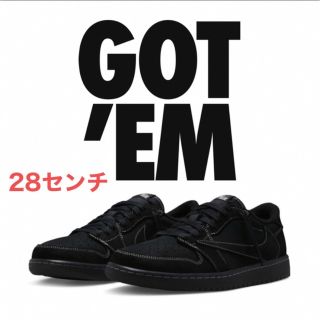 ナイキ(NIKE)のTravis Scott × Nike Air Jordan 1 Low OG(スニーカー)