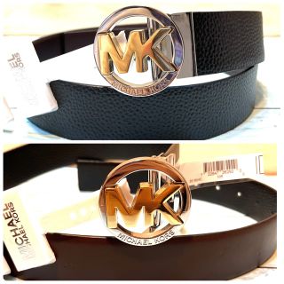 Michael Kors - ベルト マイケルコース レザー リバーシブル MKロゴ ...