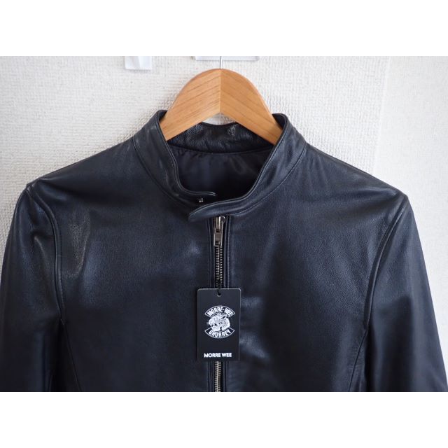 Sサイズ 高級 山羊革 ライダース ジャケット メンズ ゴートレザー アウター メンズのジャケット/アウター(ライダースジャケット)の商品写真