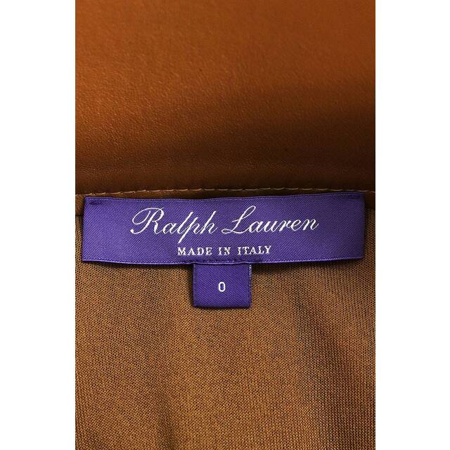 Ralph Lauren(ラルフローレン)のラルフローレン 290759571001 レザーウエスト切替レーヨンスカート レディース 0 レディースのスカート(ひざ丈スカート)の商品写真