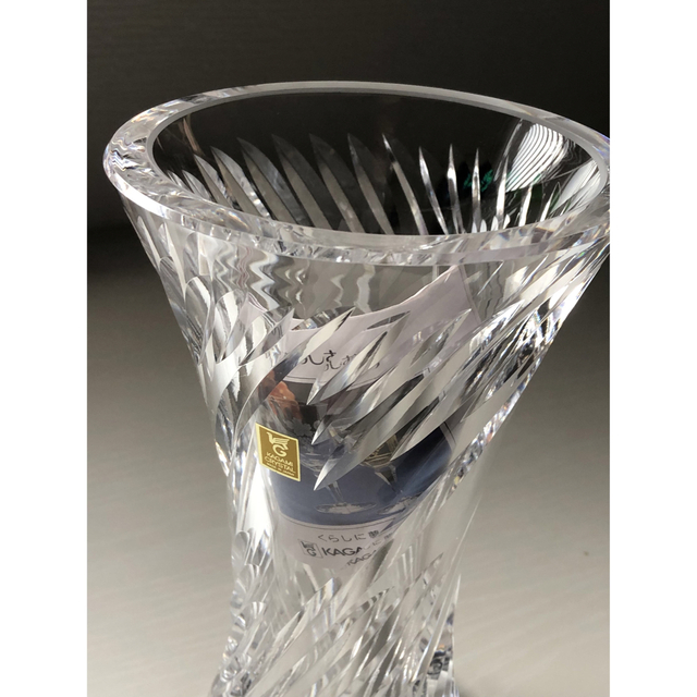 KAGAMI CRYSTALカガミクリスタル花瓶✨ 3