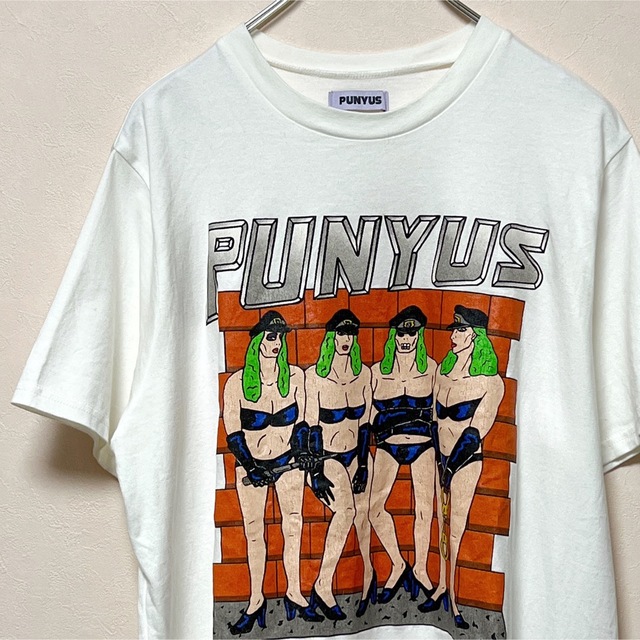 PUNYUS(プニュズ)の大きいサイズ❗️PUNYUSプニュズ✨Tシャツ 半袖 ホワイト 2L 3L レディースのトップス(Tシャツ(半袖/袖なし))の商品写真