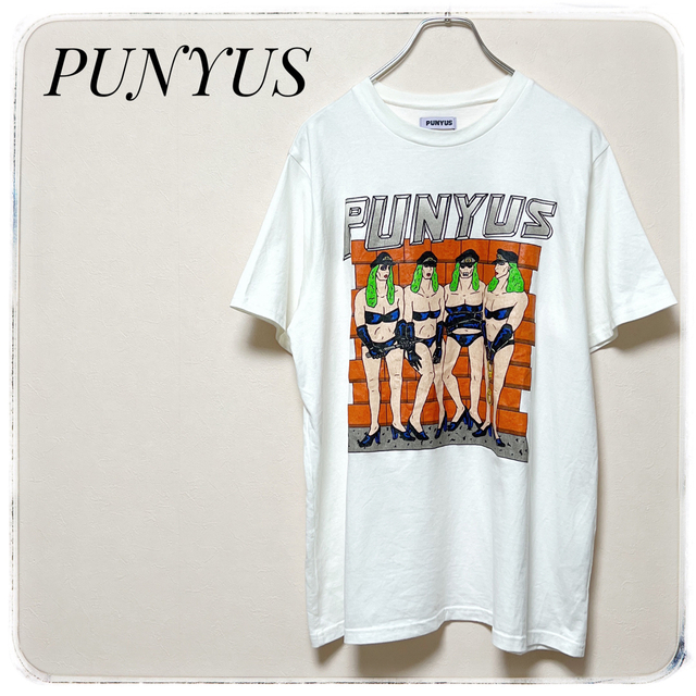 PUNYUS(プニュズ)の大きいサイズ❗️PUNYUSプニュズ✨Tシャツ 半袖 ホワイト 2L 3L レディースのトップス(Tシャツ(半袖/袖なし))の商品写真
