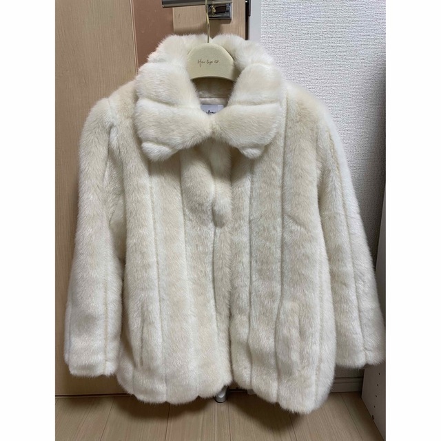 ニャンちゃんさま専用　epine fur coat ivory