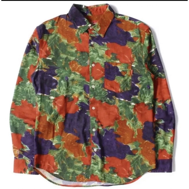 定価以下 Supreme 16FW/Brushed Floral Shirt