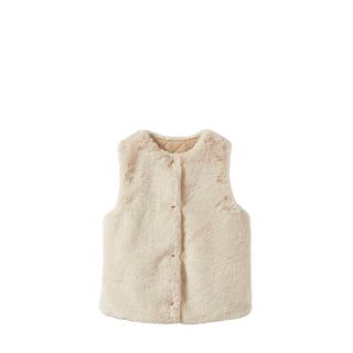 ザラキッズ(ZARA KIDS)のZARA リバーシブルフェイクファーベスト(ベスト/ジレ)