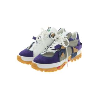 kolor - kolor カラー スニーカー M(25cm位) 白x紫xグレー系 【古着 ...