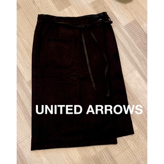 ユナイテッドアローズ(UNITED ARROWS)の☆UNITED ARROWS☆ユナイテッドアローズ　ウールラップスカート(ひざ丈スカート)
