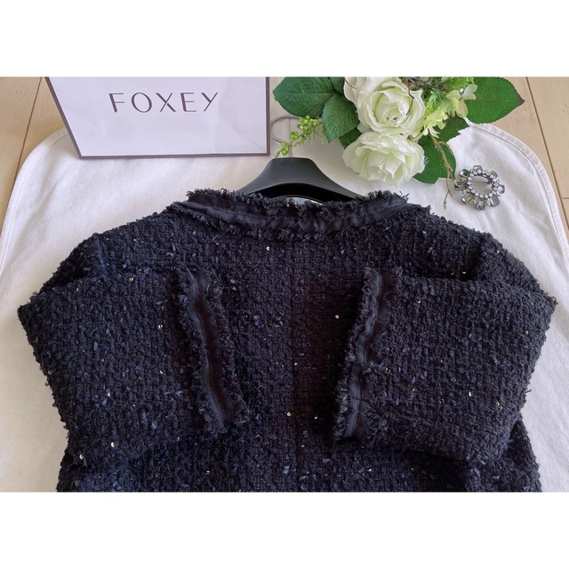 FOXEY - FOXEY 高級ツイードジャケット38 極美品 Reneの通販 by ...