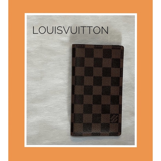 LOUIS VUITTON(ルイヴィトン)の美品♡ヴィトン　ダミエ　手帳カバー レディースのファッション小物(その他)の商品写真