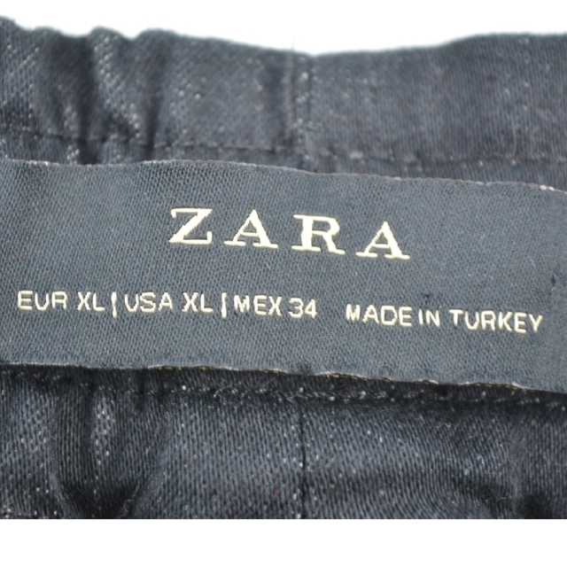 ZARA(ザラ)のZARA/ザラ【USED品】 ブラック レッドライン パンツXLサイズ メンズのパンツ(その他)の商品写真