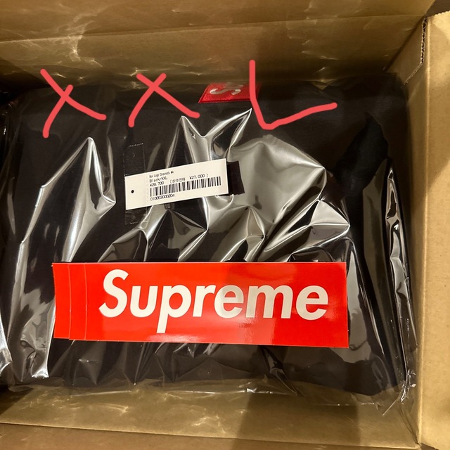 スウェットSupreme Box Logo Crewneck BLACK XL