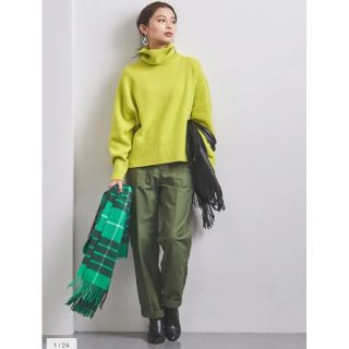 ユナイテッドアローズ(UNITED ARROWS)の【美品】 UNITED ARROWS　W/CA タートルネック ニット W(ニット/セーター)