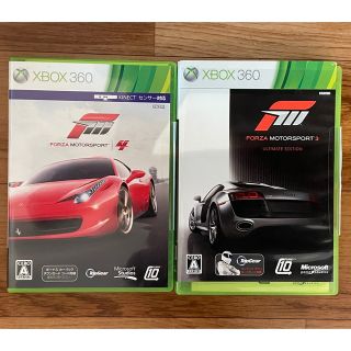 Forza Motorsport 3と4 セット　XBOX 360(家庭用ゲームソフト)