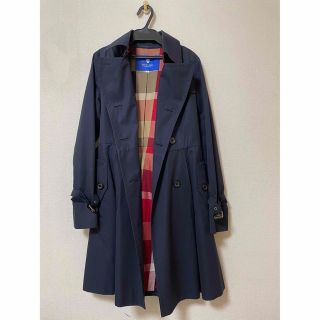 バーバリーブルーレーベル(BURBERRY BLUE LABEL)のBLUE LABEL 紺 トレンチコート(トレンチコート)