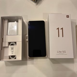 アンドロイド(ANDROID)のXiaomi Mi 11Lite 5G Citrus Yellow(スマートフォン本体)