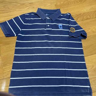 ギャップ(GAP)のGAPギャップ　ボーダー紺白　半袖ポロシャツ　鹿子M POLO(ポロシャツ)