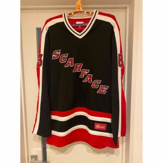 シュプリーム(Supreme)のSupreme Scarface Hockey Jersey ホッケーシャツ(Tシャツ/カットソー(七分/長袖))