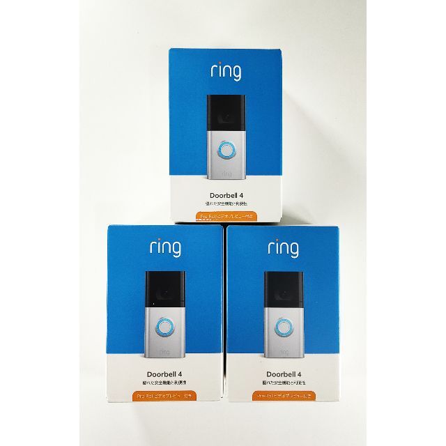 新品・3個】Amazonデバイス Ring Video Doorbell