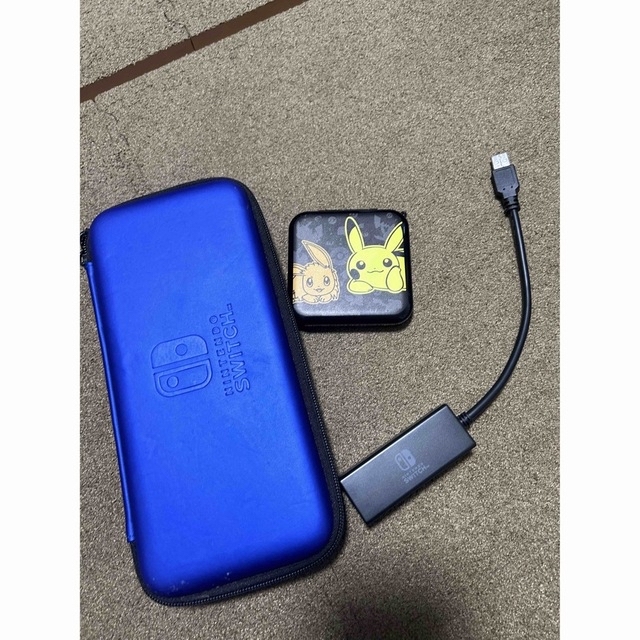 ダウンロードソフト5本 他特典付き switch本体 ピカチュウ