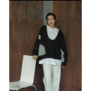 ジーナシス(JEANASIS)のKnuthMarf Uneck knit pullover (ニット/セーター)