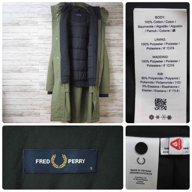 FRED PERRY(フレッドペリー)のFRED PERRY 20AW Zip In Liner Parka メンズのジャケット/アウター(モッズコート)の商品写真