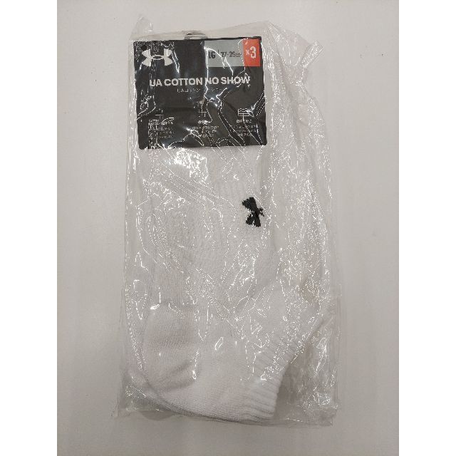 UNDER ARMOUR(アンダーアーマー)のアンダーアーマー ソックス 3足セット 1363241-100 LGサイズ メンズのレッグウェア(ソックス)の商品写真