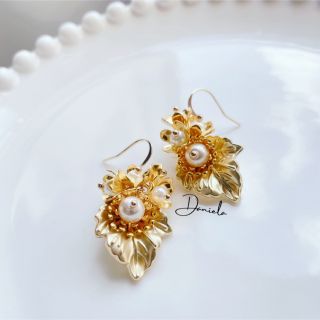 bouquet*16KGPピアス(ピアス)