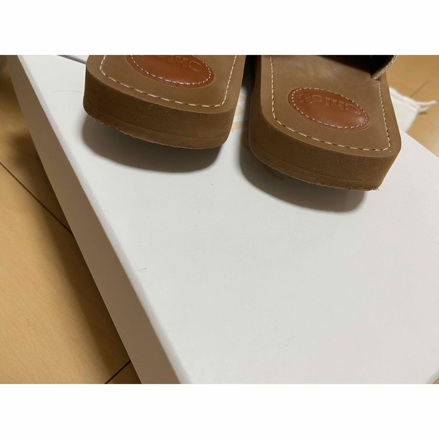 夏期間限定☆メーカー価格より68%OFF!☆ クロエ woody フラット