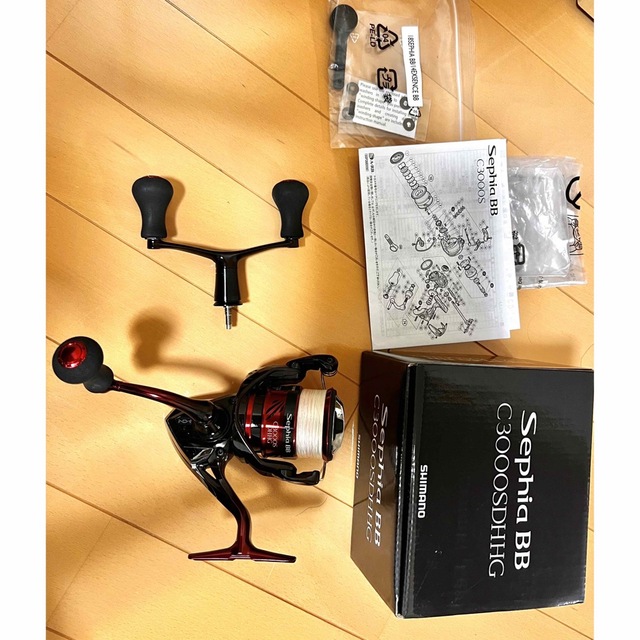 SHIMANO(シマノ)のSHIMANO　SephiaBB C3000SDHG＋singleハンドル付き スポーツ/アウトドアのフィッシング(リール)の商品写真