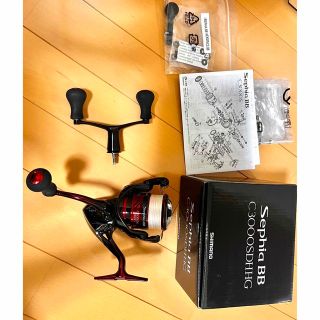 シマノ(SHIMANO)のSHIMANO　SephiaBB C3000SDHG＋singleハンドル付き(リール)