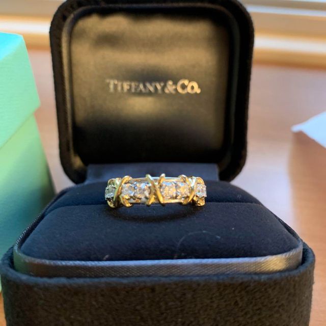 9号TIFFANY ティファニー シュランバージェ 5シグネチャー リング 指輪