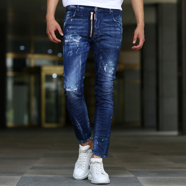 最新作 DSQUARED2 - Dsquared2 Tidy Biker 42 S71LB0326 デニム+