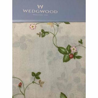 ウェッジウッド(WEDGWOOD)のワイルドストロベリー♪フラットシーツ　ブルー　ウェッジウッド WEDGWOOD(シーツ/カバー)