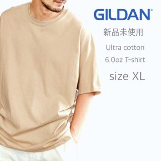 ギルタン(GILDAN)の新品未使用 ギルダン ウルトラコットン 6oz 無地 半袖Tシャツ サンド XL(Tシャツ/カットソー(半袖/袖なし))