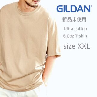 ギルタン(GILDAN)の新品未使用 ギルダン ウルトラコットン  無地 半袖Tシャツ サンド XXL(Tシャツ/カットソー(半袖/袖なし))